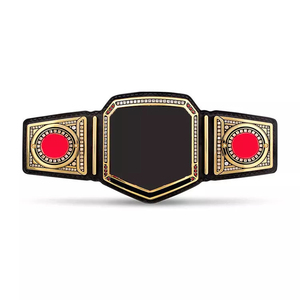 Custom World <b>Boxing</b> <b>Belt</b> Professional Wrestling Cow Hide Leather <b>Belts</b> OEM Logo Universal Martial Art <b>Belts</b> OEM Service - Product Image 4