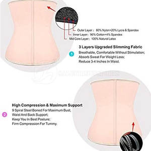 Dernier Style Solide Couleur Femmes Fitness Corset Personnalisé En Gros Shapers en Stock - Product Image 4