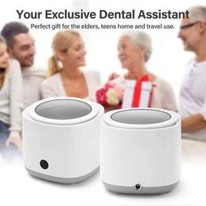 Macchina per Pulizia a Ultrasuoni 45000Hz Alta Frequenza Vibrazione Lavaggio Gioielli Occhiali Orologi Anelli Dentiere Ricaricabile Batteria/<span class=keywords><strong>USB</strong></span> - Product Image 4