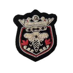Parches de insignia bordada a mano, insignias bordadas a mano para uniforme informal, totalmente personalizado, sin cantidad mínima, precio bajo, 2023 - Product Image 4