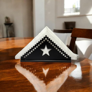 Unique Design Metal Napkin Holder Different Shape Black Napkin <b>Stand</b> Holder High Quality for Top Sale - Product Image 4