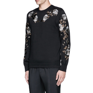 Jersey de cuello redondo para hombre, camisa de suéter, otoño, primavera, manga larga, Polar, verano, sudaderas bordadas con base - Product Image 4