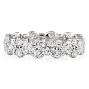 Pulsera de Diamantes de Laboratorio Redondos de 2.85 Quilates, Diseño de Eternidad con Racimo de Diamantes - Product Image 1