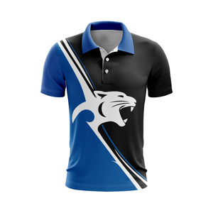 Camisetas deportivas bordadas de gama alta de manga corta de talla grande tejido de punto estampado en el cuello polos de talla grande para hombre - Product Image 3