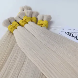 Extensões de cabelo em massa mais vendidas Cabelo vietnamita Afogamento duplo 100 gramas Cores claras 22 polegadas