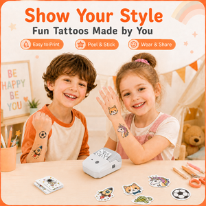 Stampante Portatile Termica ad Alta Velocità per Tatuaggi Temporanei, Kit Fai-da-te per Tatuaggi OEM all'Ingrosso, Disponibile per Feste per Bambini e Regali - Product Image 5
