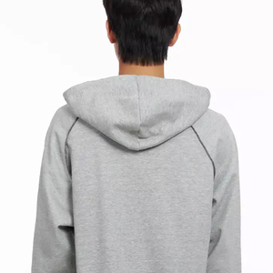 Sweat à capuche pour homme de haute qualité pour les acheteurs en gros avec cordon de serrage pour la capuche / Couleur unie avec logo personnalisé Conception à manches longues - Product Image 5