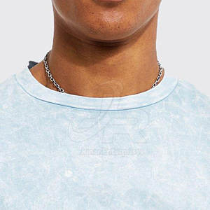 เสื้อยืดผู้ชายลายฟอกสีแบบสั่งทำพร้อมโลโก้ ขายดี ดีไซน์ล่าสุด ระบายอากาศได้ดี - Product Image 5