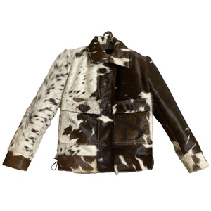 Chaqueta de cuero de vaca de nuevo estilo proveedor al por mayor para hombre chaqueta de cuero de vaca de alta calidad para hombre Impresión de logotipo personalizada - Product Image 1