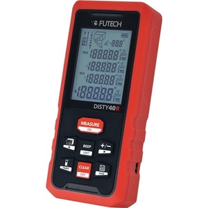 Medidor de Distancia Láser DISTY 40 Rojo, Rango de 0.05-40 M, Precisión de 2 Mm, IP54, FUTECH - Product Image 1