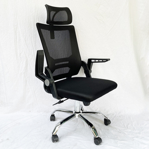 PLY CB68166 <b>Adjustable</b> <b>Office</b> <b>Desk</b> and Chair Set with Flip-Up Armrests and Headrest - Product Image 3