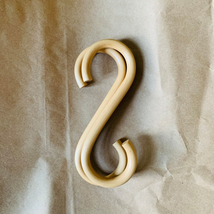 Dreamhause Handmade Retro Simple <b>Wall</b> Decoration Cloth Hanger Five Hooks Five Hooks Korean Rattan Crafts Plastic Bag Hanger - Product Image 3