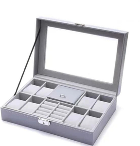 Caja de reloj y organizador de joyas para mujeres, almacenamiento de hombres para hombres, caja de reloj para hombres, joyero personalizado para hombres - Product Image 1