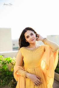 Robe longue Anarkali Lehenga Choli ethnique haut de gamme pour femmes, sans plis, tenue de soirée pakistanaise et indienne - Product Image 2