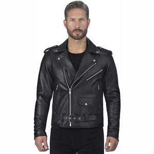 Chaqueta de Cuero Vacuno Genuino para Hombre, de Alta Calidad, Personalizada, para Motociclismo, Invierno, Estilo Deportivo, de Alta Gama - Product Image 4