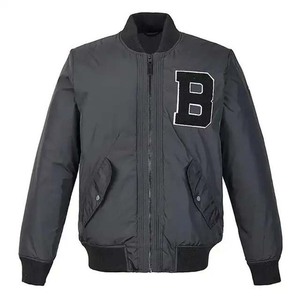 Vestes bomber pour hommes, style décontracté personnalisé, meilleures ventes, nouvelle arrivée, vente en gros, vêtements de rue, patchs brodés, logo frontal, automne - Product Image 1
