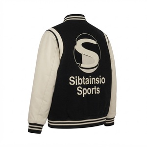 แจ็คเก็ต Letterman คุณภาพพรีเมียม OEM พร้อมซิป ไซส์ใหญ่ สไตล์สตรีทแวร์ แจ็คเก็ตวิทยาลัยสำหรับผู้ชาย แจ็คเก็ตเบสบอลสำหรับกิจกรรมกลางแจ้งสำหรับวัยรุ่น - Product Image 6