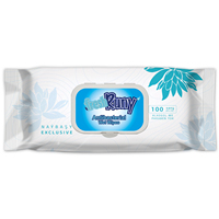 Lingettes intimes Freshruny 20 pièces 180x180mm Parfum floral Certifié ISO Matériel non tissé Haute qualité Pratique Adulte