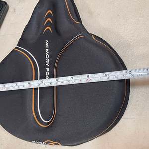 Asiento de Bicicleta Amplio y Cómodo, Funda de Asiento de Bicicleta con Espuma Viscoelástica para Hombres y Mujeres, Asientos de Ciclismo Acolchados y Suaves - Product Image 5