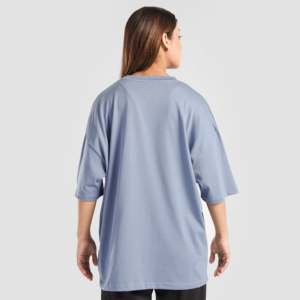 เสื้อยืดผู้ชายทรงเข้ารูป StreetLine สีฟ้าอ่อน ผ้าเจอร์ซีย์ 280 กรัม ดีไซน์ทันสมัย ป้ายโลโก้แบบกำหนดเอง น้ำหนักเบา - Product Image 4