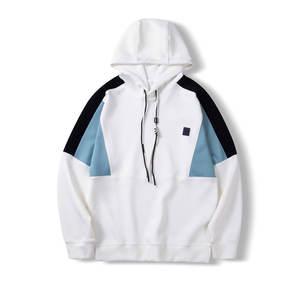 Luxe Hip Hop Plain Hoodies Hommes Blanc Divers Coloré 100% Coton À Capuche Street wear Surdimensionné Heavyweight Hoodies En Coton - Product Image 1