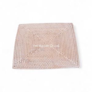 Handmade <b>Rattan</b> Placemat From Vietnam Woven With Natural Fiber For <b>Dining</b> <b>Table</b> Decoration And Sustainable Home Use - Product Image 1