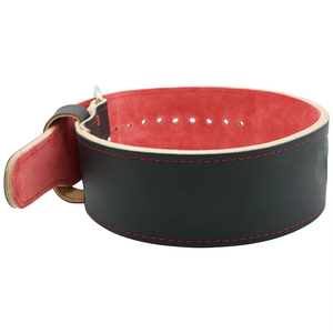 Ceinture d'haltérophilie en cuir de vachette personnalisée de haute qualité Ceinture de fitness robuste personnalisée en usine selon votre marque. - Product Image 2