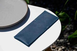 Porte-Couverts en Cuir Véritable Fait Main Durable et Écologique de Luxe pour Restaurant Organisateur de Couverts Rustique Rouleau LCH-0039 - Product Image 3