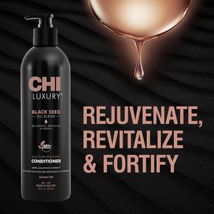 Après-shampoing hydratant à l'huile de graines noires CHI Luxury 25 Oz - Product Image 3