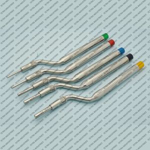 Osteotome périotome incurvé 5 pièces, osteotomes dentaires manuels décalés, élévateurs, sinus lift, pointe concave chirurgicale, acier inoxydable - Product Image 1