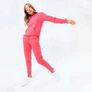 Conjunto largo de 2 piezas apilado transpirable ligero unisex, Sudadera con capucha antiestática de lana, chándal para comodidad informal, diseños personalizados - Product Image 1