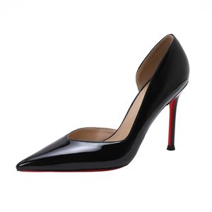 Sandales à talons hauts pour femmes de haute qualité, en cuir véritable, polyvalentes, confortables et décontractées - Product Image 1
