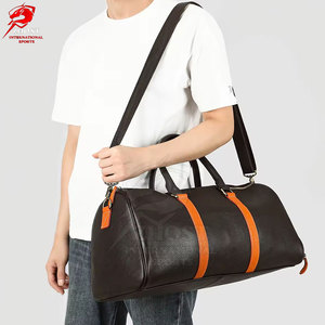 Bolsas de Viaje de Cuero Genuino de Lujo con Logotipo Personalizado, Resistentes, Unisex, Multiusos, para Llevar en Avión, en Venta en Línea - Product Image 5