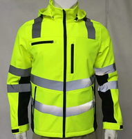 2025 HF haute visibilité vêtements imperméables Softshell veste de sécurité veste de sécurité veste réfléchissante orange