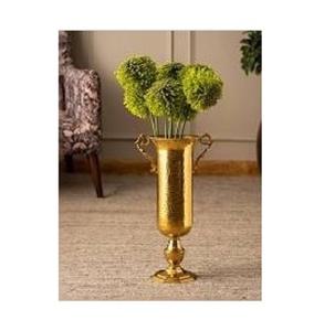 <b>Unique</b> Design Metal Gold Shining Flower <b>Vase</b> Home Table Decoration Best Selling Metal flower <b>vase</b> wedding table decoration - Product Image 3
