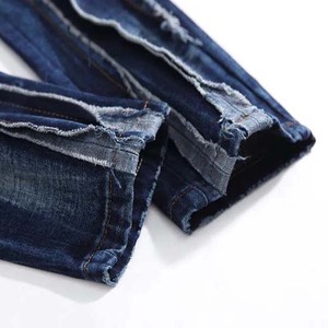 Meilleures ventes d'usine de pantalons pour hommes pantalons en jean droits pour hommes couleur et matériau personnalisés pantalons en jean pour hommes à la mode - Product Image 6