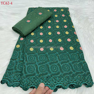 YC62  <span class=keywords><strong>Tissu</strong></span> en dentelle suisse Cristal du Sénégal, <span class=keywords><strong>tissu</strong></span> en dentelle suisse africaine, voile en dentelle pour robe de soirée de mariage - Product Image 6