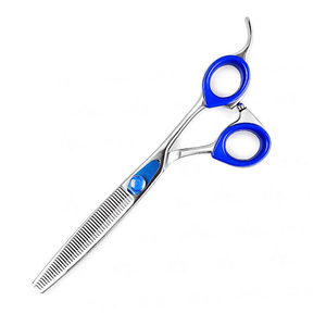 Tijeras de adelgazamiento del cabello, acabado de espejo, cizalla de adelgazamiento de acero inoxidable, salón de belleza, tijeras de peluquería para adelgazamiento de estilo de cabello - Product Image 3