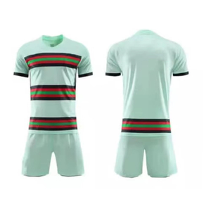 Uniforme de Fútbol Personalizado de Alta Calidad, Impresión Digital 100% Poliéster, Secado Rápido, Transpirable, Cuello en V, Manga Corta, Unisex - Product Image 1