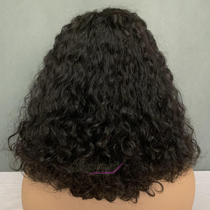 High Grade Vietnamese Hair <b>Wig</b>, 14 Inch Luxury Curl & 4x4 Lace, Trendy <b>Short</b> Design, Breathable, Many Color Selections - Product Image 4