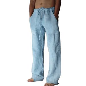 2025 nouveau pantalon en coton tricoté léger et confortable coupe ample pantalons de survêtement en coton multidimensionnés pantalons pour hommes Streetwear - Product Image 2