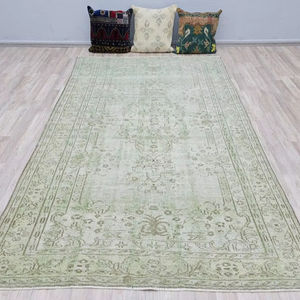 8x10 Vintage Oushak Hand Knotted <b>Rug</b> Colorful Area <b>Rug</b> for Bedroom <b>Kitchen</b> Kids Room Other Spaces - Product Image 1