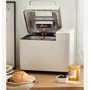 PETRUS PE8855 Máquina para Hacer Pan Automática Multifuncional 220V Eléctrica para Amasar Masa para Desayuno, Material Plástico para el Hogar - Product Image 1