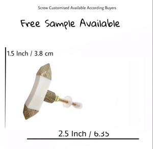 Moderne blanc résine bois Long tiroir porte armoire artisanat boutons tirer poignée pour armoire commode chambre cuisine salle de bain - Product Image 3