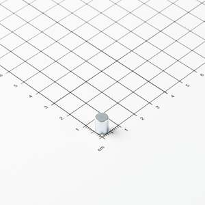 Magnete a barra in neodimio Ø6x8mm - Product Image 1