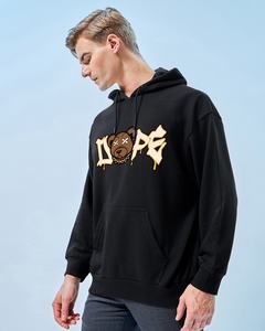 Vente en gros de sweat à capuche pour homme 100% coton Design personnalisé imprimé en noir Respirant Automne Convient Made Pakistan Plain Dyed Techniques - Product Image 2