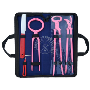 Juego Completo de Herramientas de Herrador: Cortaúñas, Pinza, Probador de Dolor, Alicates, Cuchillo de Punta Afilada, Herramienta para Limpiar Cascos y Herramienta Multiusos - Product Image 2