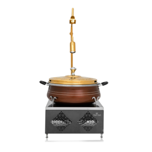 Restaurantes de alto lujo Platos de frotamiento de acero inoxidable Buffet Calentador de alimentos usado para hoteles Decoración de cocina - Product Image 5