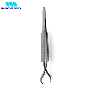 Pinzas Quirúrgicas Dentales de 9.5cm, Pinzas de Acero Inoxidable para Uso Médico, Herramientas, Alicates para Servilletas, Marca INNOVAMED - Product Image 4