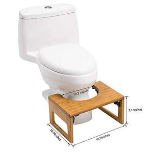 Tabouret rustique en bois pour une utilisation moderne dans la salle de bain et des bienfaits pour la santé, spécial Noël - Product Image 3